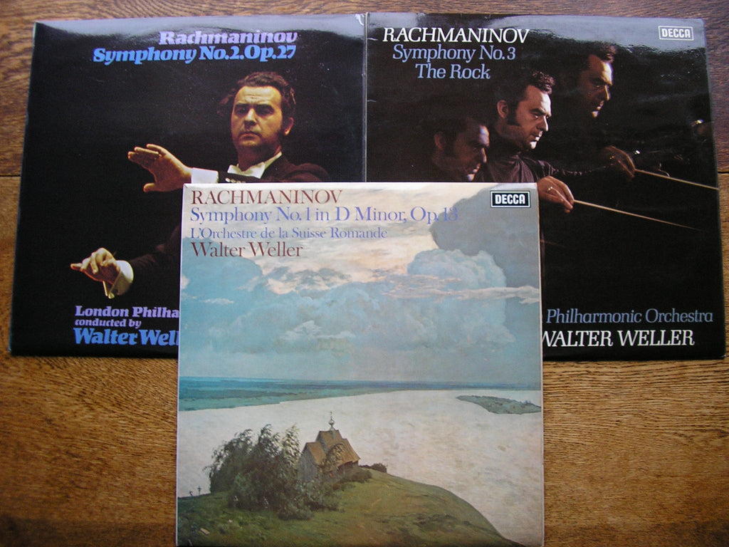 SXL 6583 / 6623 / 6720 RACHMANINOV: THE SYMPHONIES / THE ROCK LONDON PHILHARMONIC / SUISSE ROMANDE / WELLER