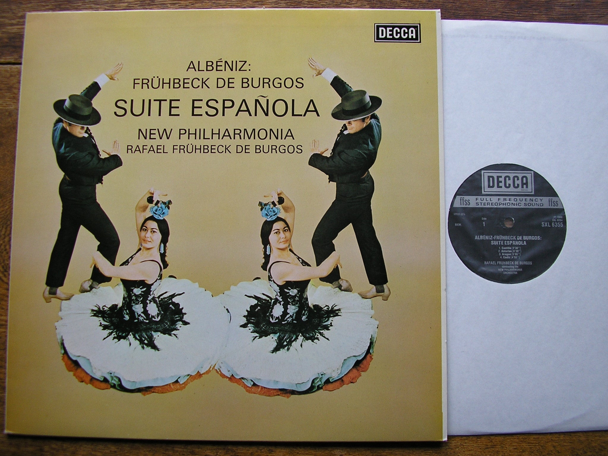 ALBENIZ: SUITE ESPANOLA       DE BURGOS / NEW PHILHARMONIA      SXL 6355