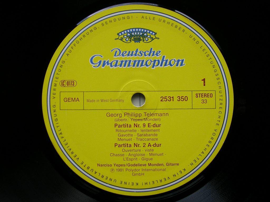 TELEMANN: GUITAR DUOS   YEPES / MONDEN   2531 350