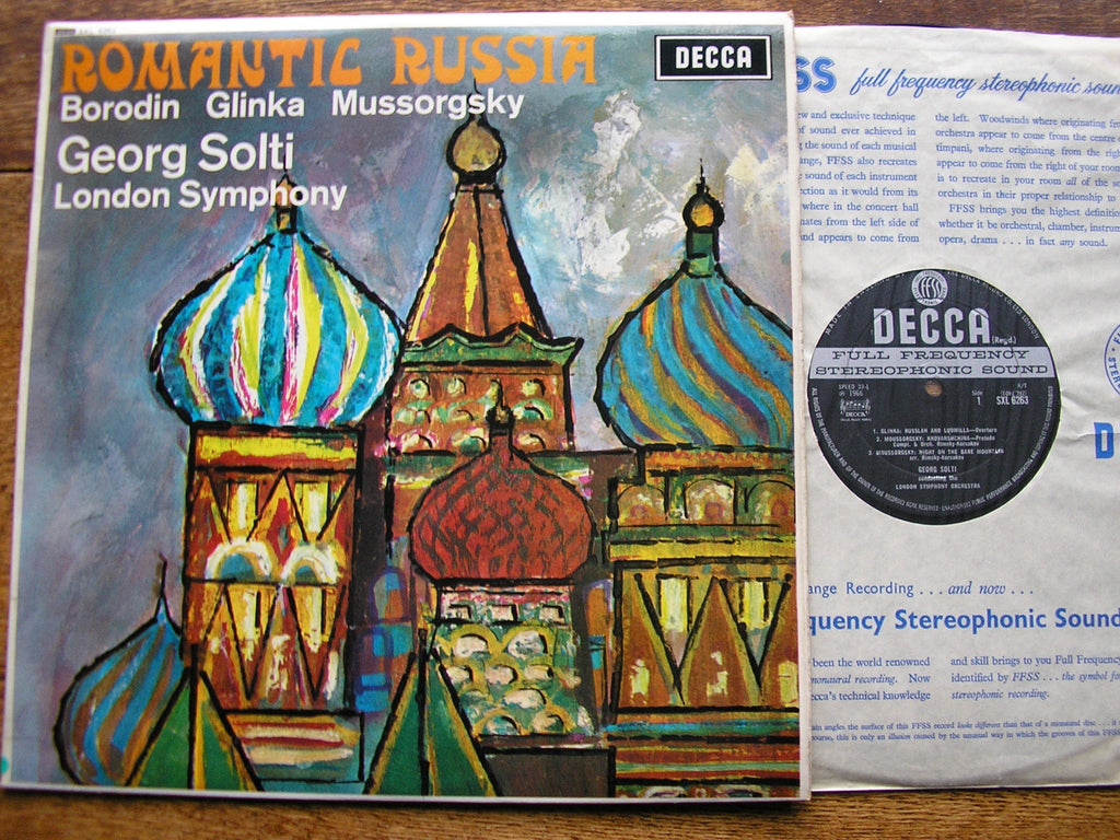 ROMANTIC RUSSIA: GLINKA / BORODIN / MUSSORGSKY     GEORG SOLTI / LSO      SXL 6263