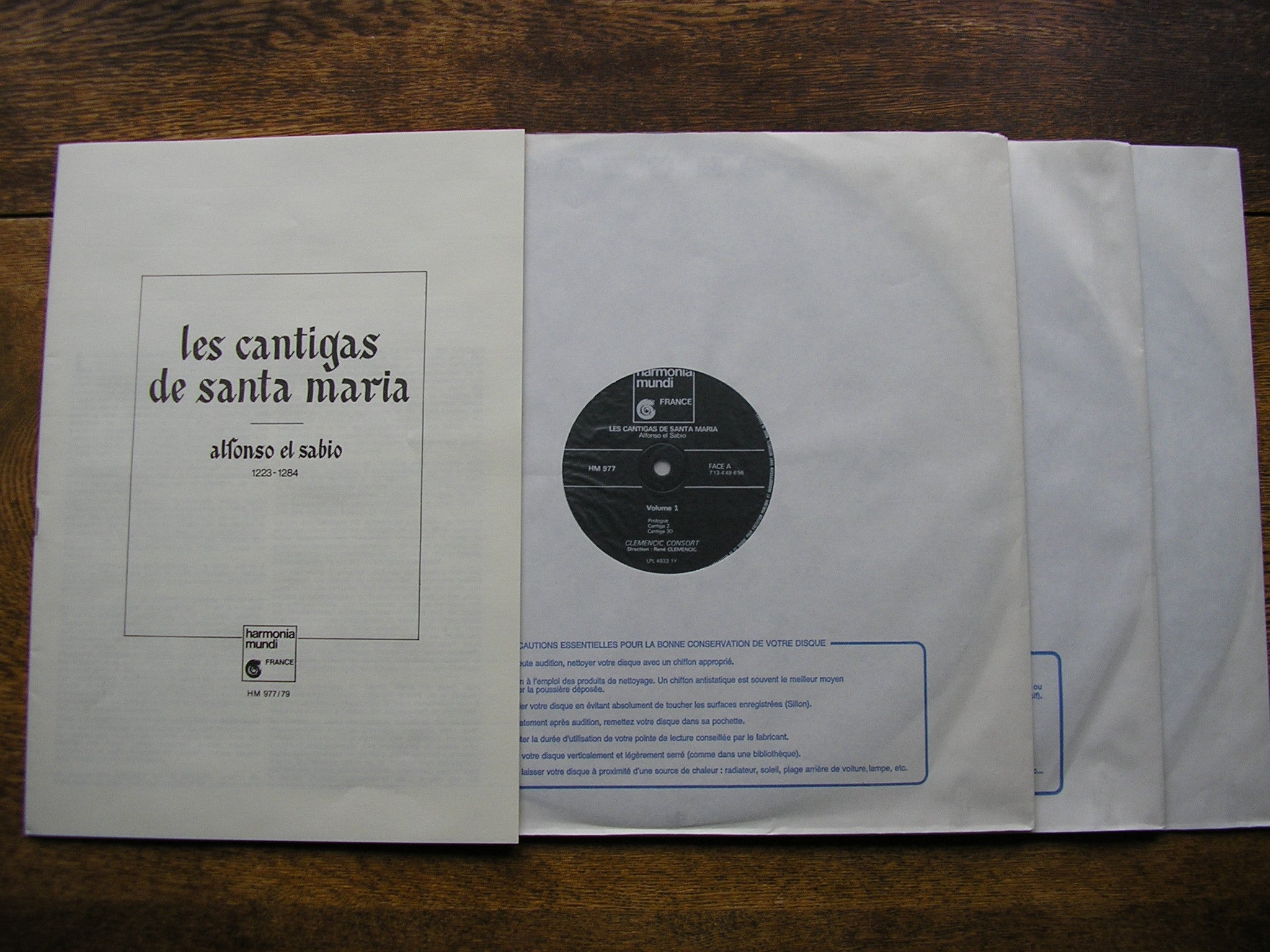 LES CANTIGAS DE SANTA MARIA   CLEMENCIC CONSORT / RENE CLEMENCIC  HM 977 / 79