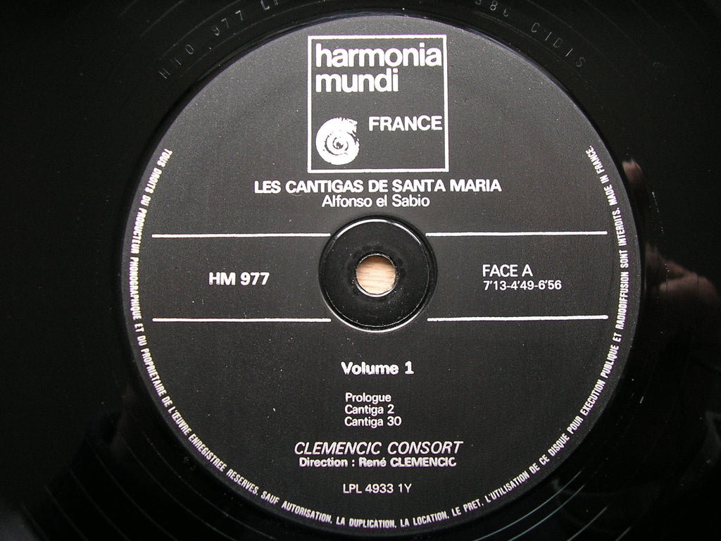 LES CANTIGAS DE SANTA MARIA   CLEMENCIC CONSORT / RENE CLEMENCIC  HM 977 / 79