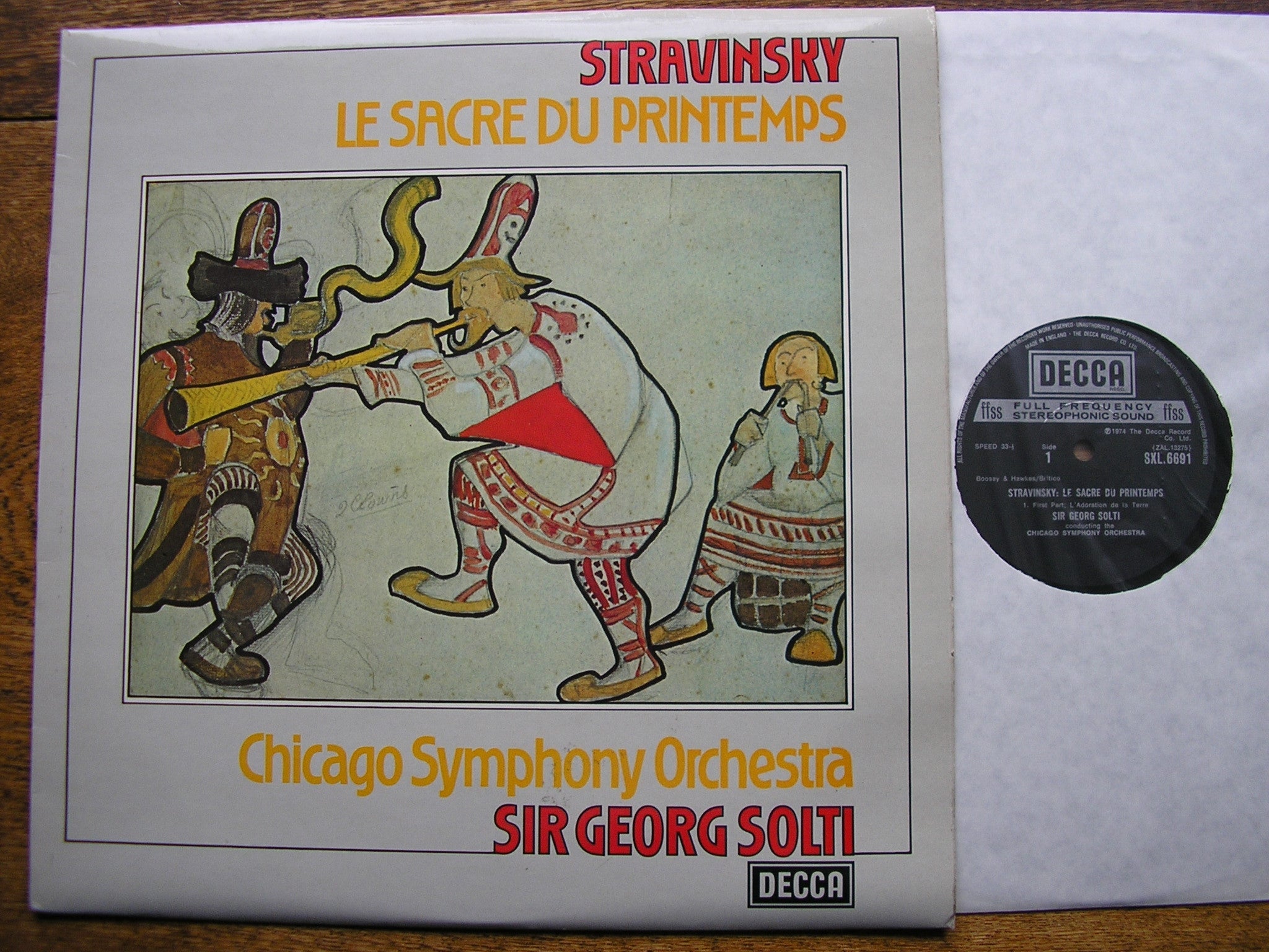 STRAVINSKY: THE RITE OF SPRING        SOLTI / CHICAGO SYMPHONY ORCHESTRA     SXL 6691