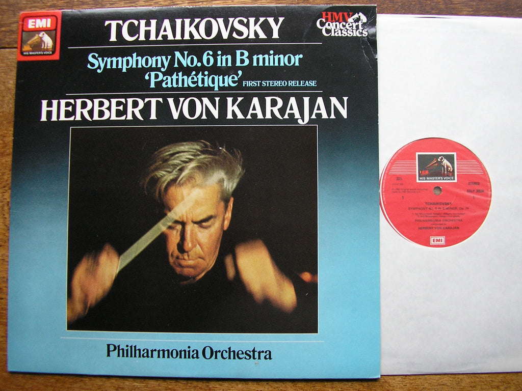 SXLP 30534 TCHAIKOVSKY: SYMPHONY No. 6 KARAJAN / PHILHARMONIA ORCHESTRA