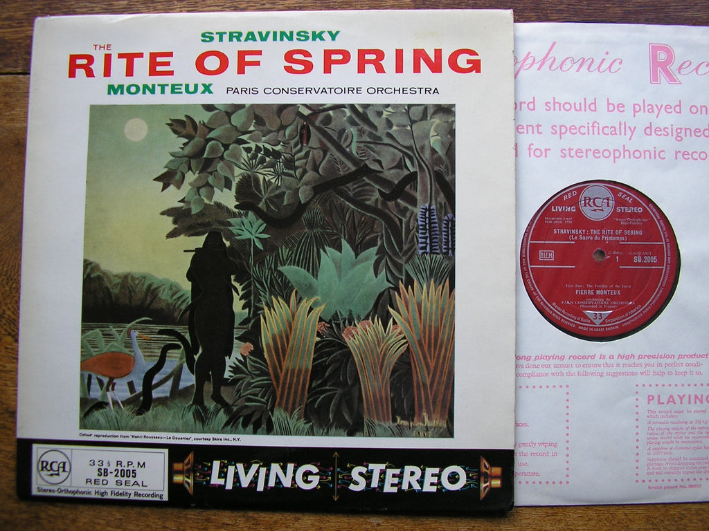 STRAVINSKY: THE RITE OF SPRING  MONTEUX / PARIS CONSERVATOIRE  SB 2005