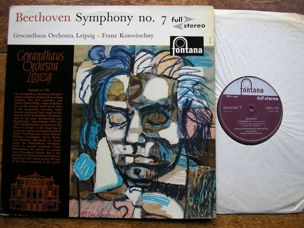 BEETHOVEN: SYMPHONIES Nos. 1 & 9  SOLOISTS / KONWITSCHNY / LEIPZIG GEWANDHAUS   SCFL 114 / 115