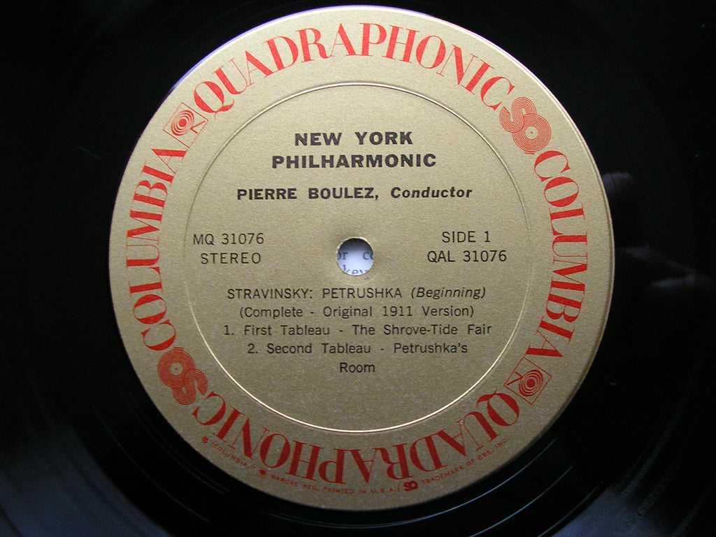 STRAVINSKY: PETRUSHKA    BOULEZ / NEW YORK PHILHARMONIC   MQ 31076