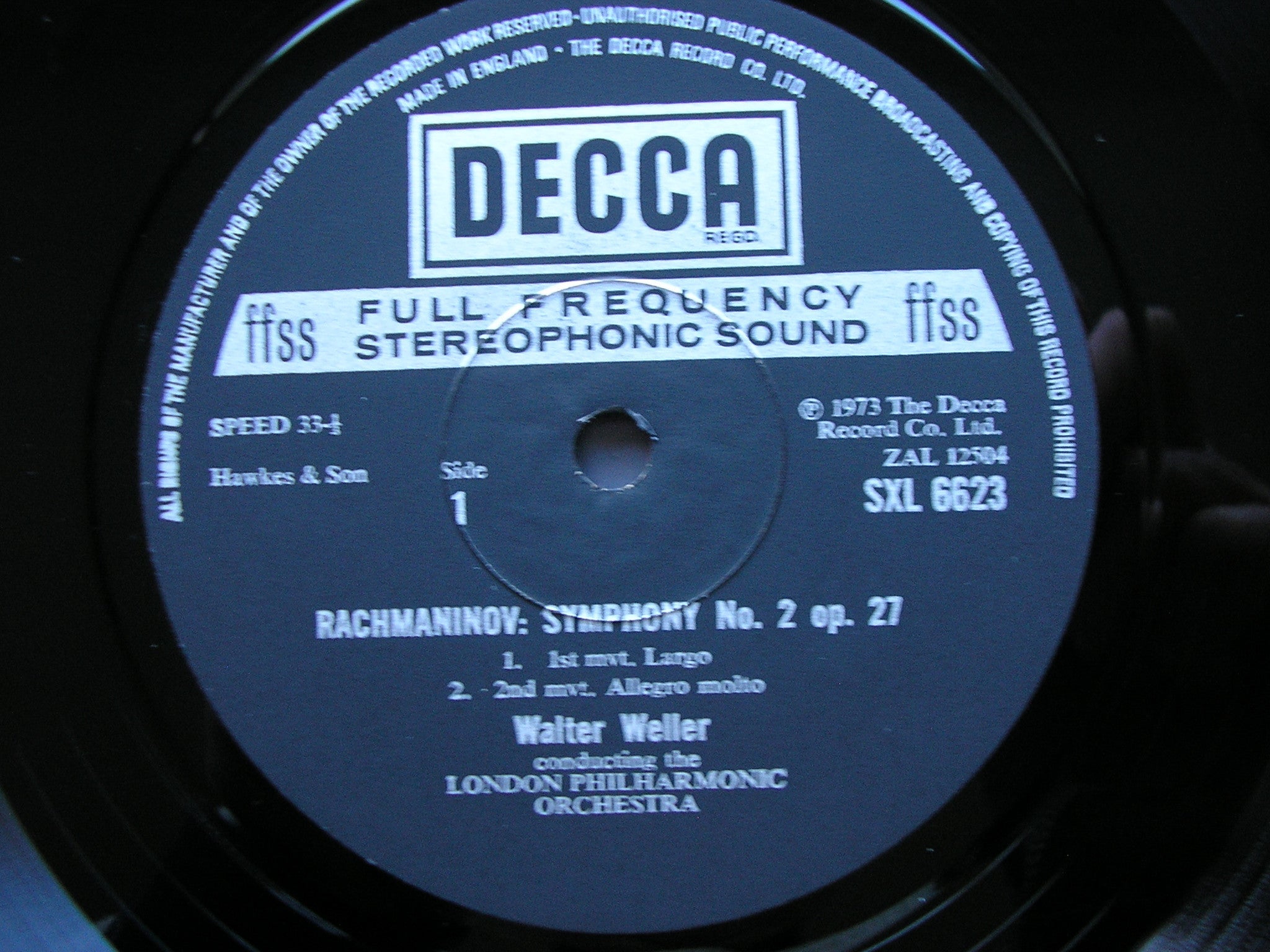 SXL 6583 / 6623 / 6720 RACHMANINOV: THE SYMPHONIES / THE ROCK LONDON PHILHARMONIC / SUISSE ROMANDE / WELLER