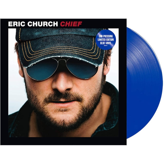 ERIC CHURCH 'CHIEF' LP (Blue Vinyl)