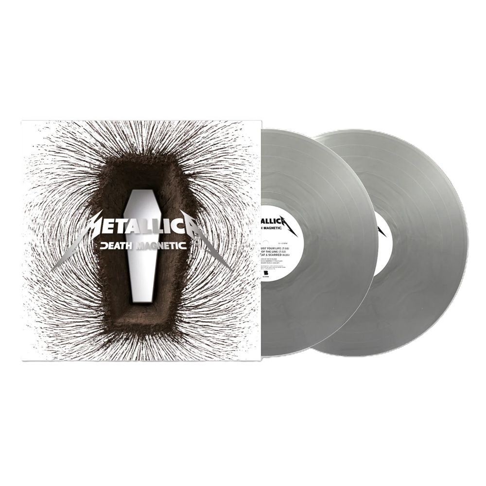 Metallica Death Magnetic Vinyl LP Magnetic Silver 2024