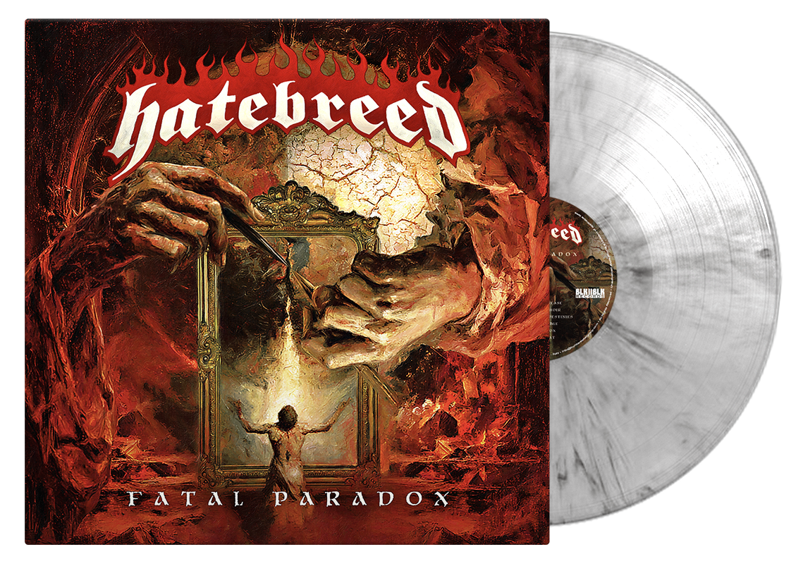 HATEBREED ‘FATAL PARADOX’ LP (Exclusive – Limited to 500, White & Black Marble Vinyl)