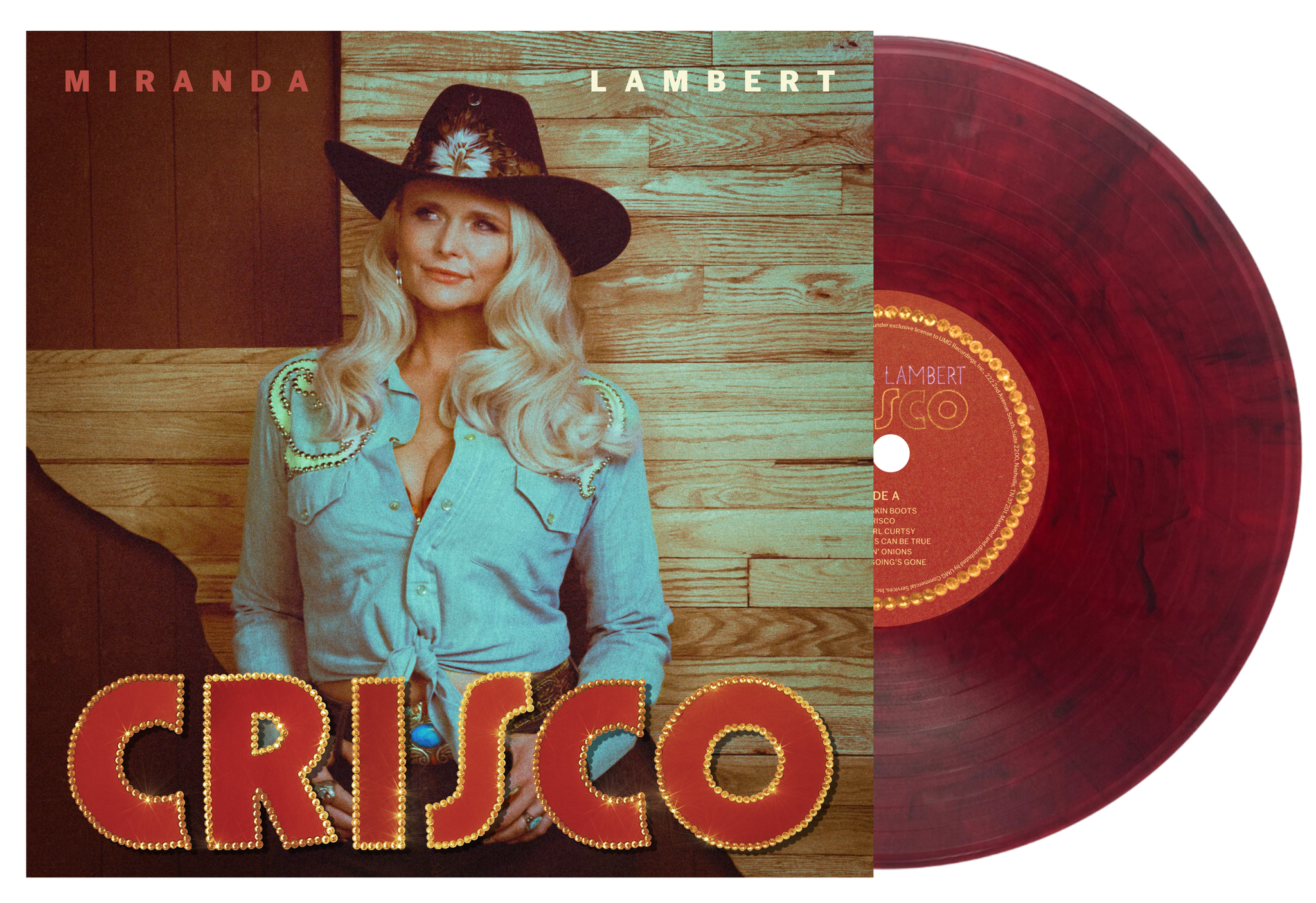 MIRANDA LAMBERT 'CRISCO' LP (Burnt Leather Vinyl)