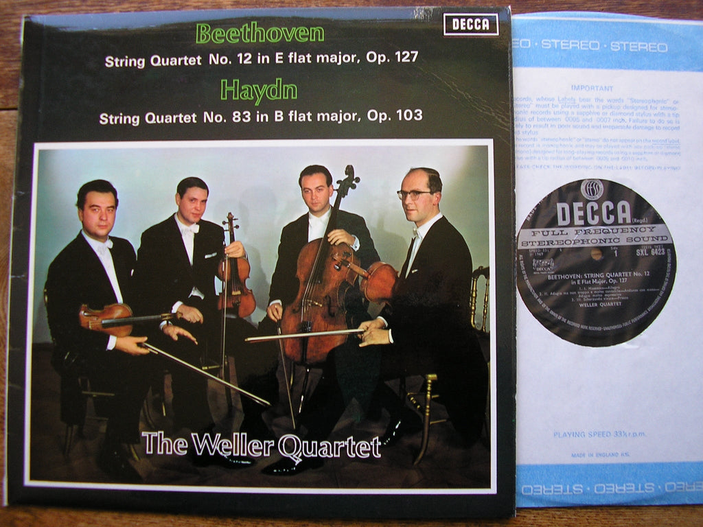 SXL 6423 BEETHOVEN / HAYDN: STRING QUARTETS THE WELLER QUARTET