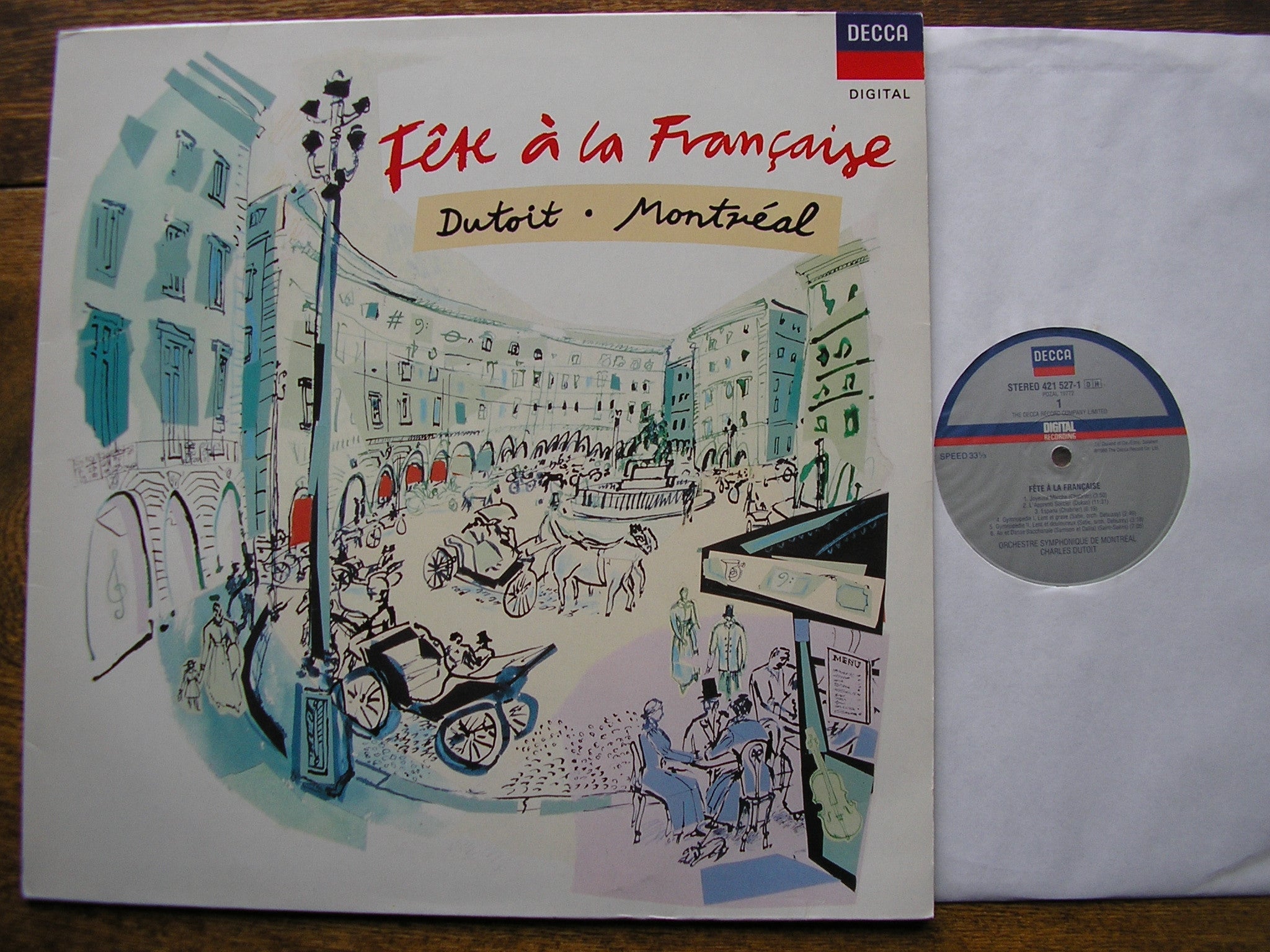 FETE a la FRANCAISE: BIZET / CHABRIER / THOMAS / SATIE / IBERT      MONTREAL SYMPHONY / DUTOIT    421 527