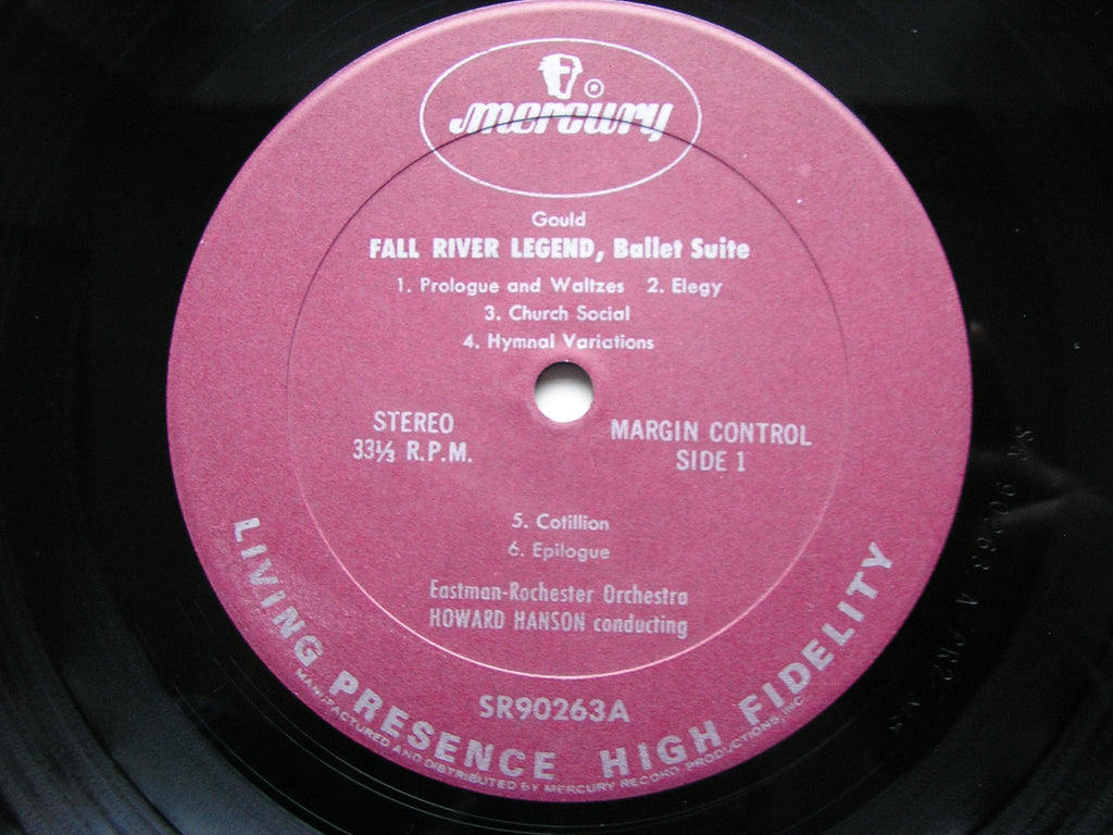 GOULD: FALL RIVER LEGEND / SPIRITUALS    HANSON / EASTMAN - ROCHESTER    SR 90263