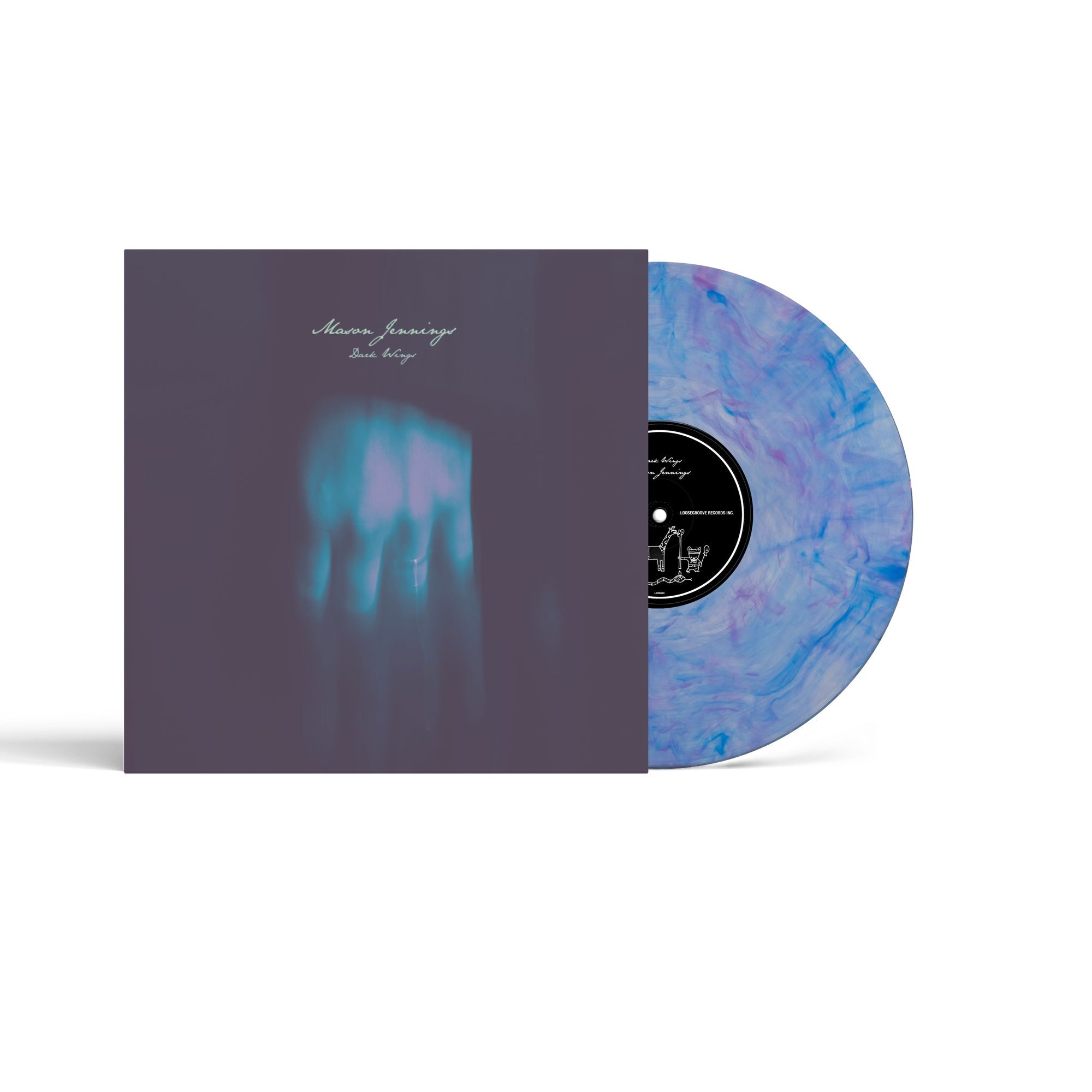 MASON JENNINGS 'DARK WINGS' LP (Hot Pink-Blue Jay Vinyl)