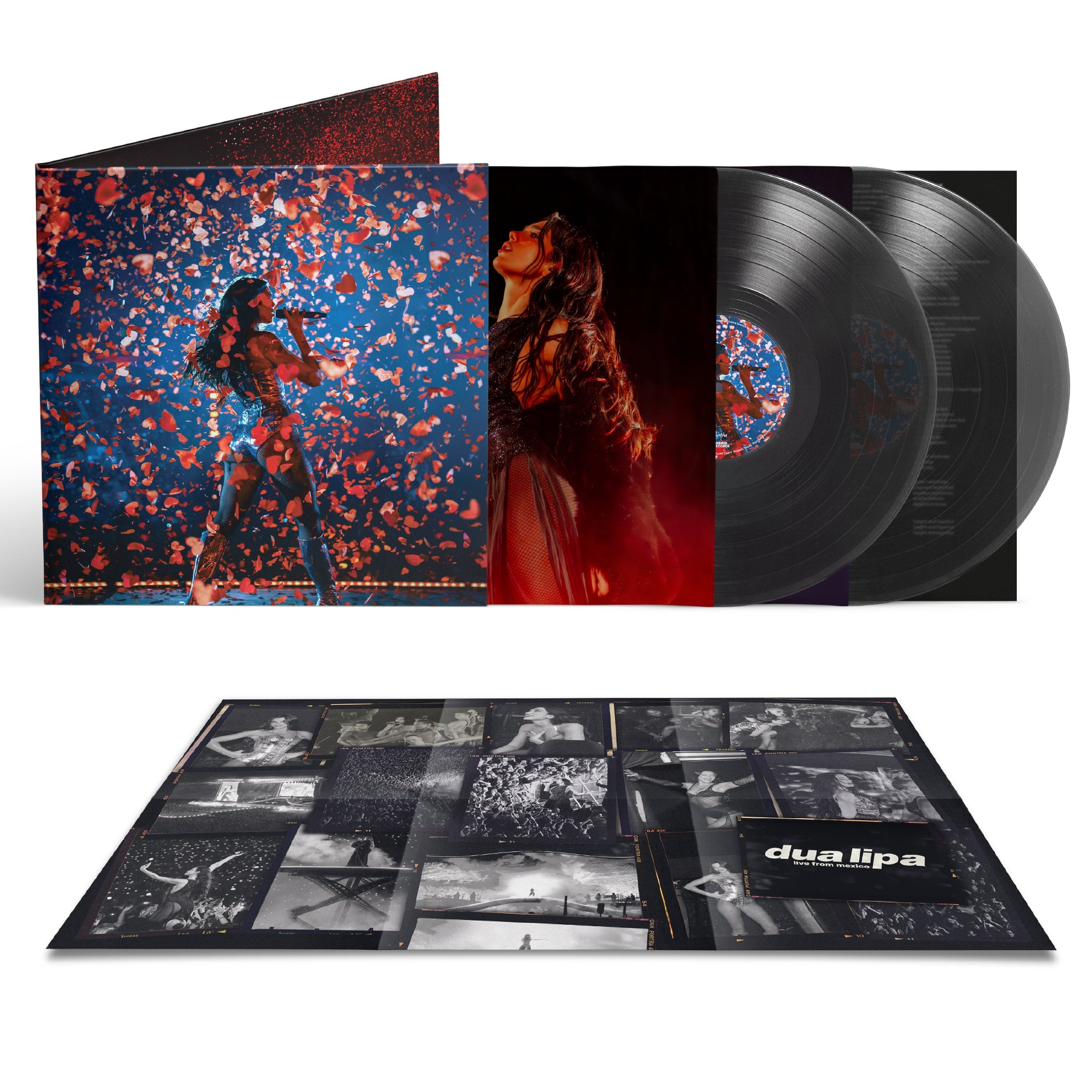 DUA LIPA 'LIVE FROM MEXICO' 2LP (Black Ice Vinyl)