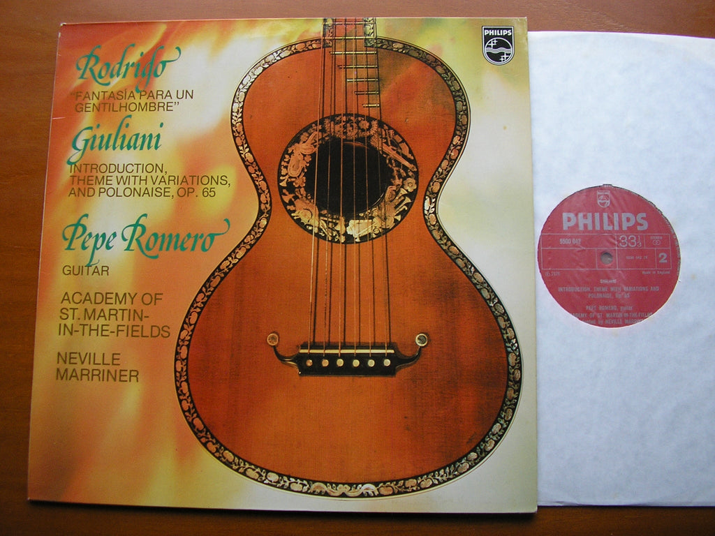 RODRIGO: FANTASIA PARA UN GENTILHOMBRE / GIULIANI: INTRODUCTION Op. 65    ROMERO / ASMIF / MARRINER      9500 042