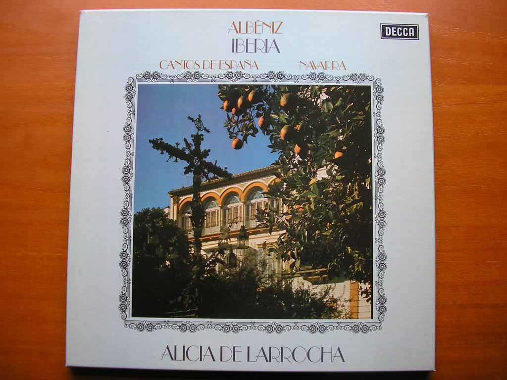 SXL 6586 / 7 ALBENIZ: IBERIA / NAVARRA / CANTOS DE ESPANA ALICIA DE LARROCHA