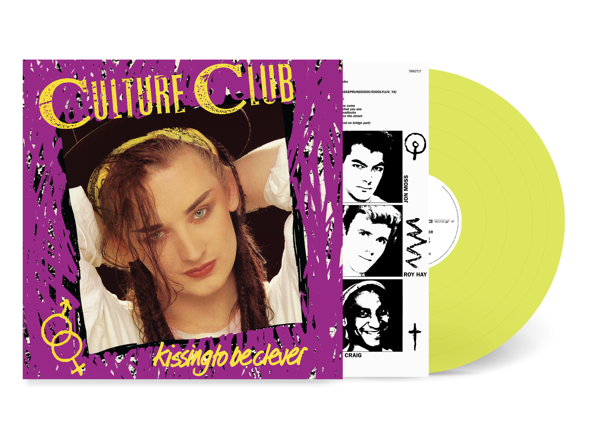 Culture Club Kissing To Be Clever Vinyl LP Light Green Colour National Album Day 2024