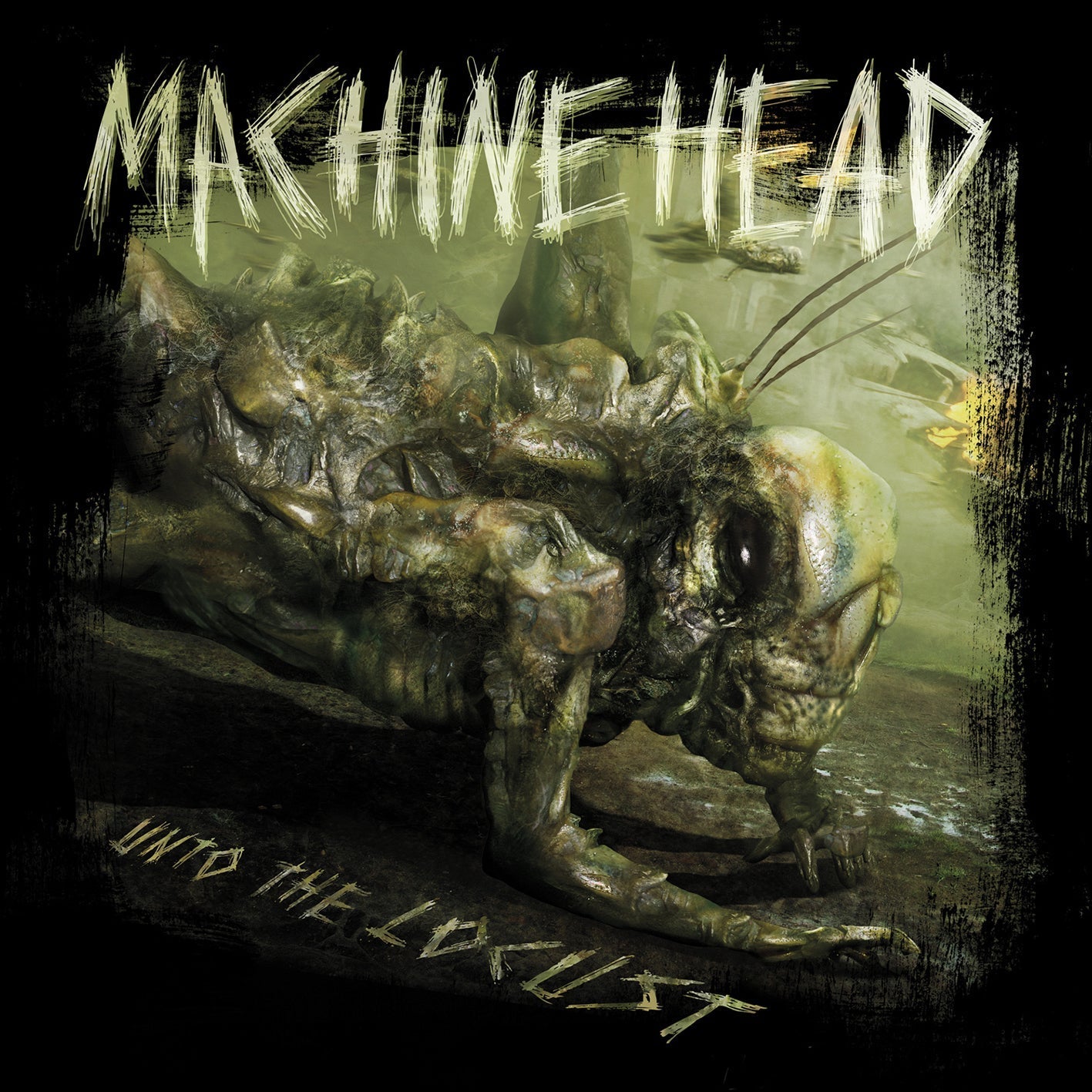 MACHINE HEAD 'UNTO THE LOCUST' 2LP (15th Anniversary, Dark Green Marble Vinyl)