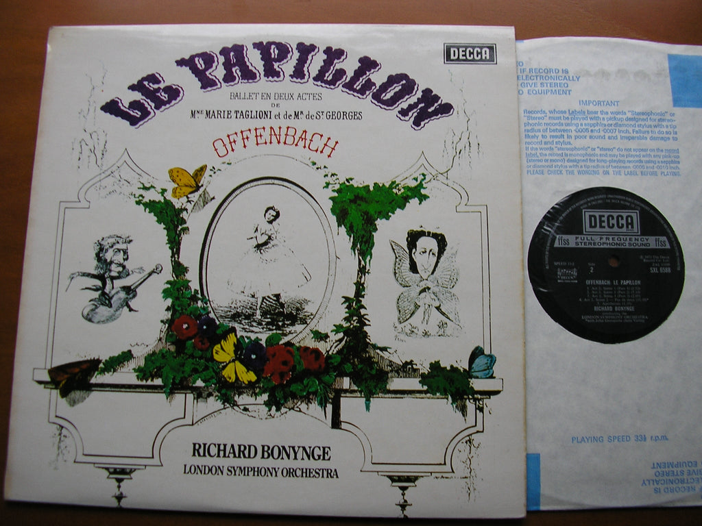 OFFENBACH: LE PAPILLON    BONYNGE / LONDON SYMPHONY     SXL 6588
