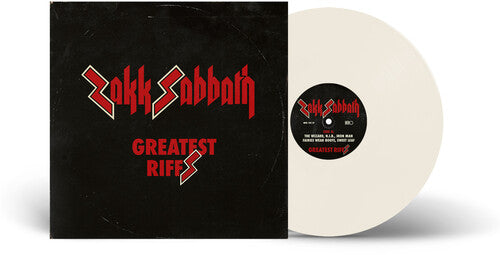 ZAKK SABBATH 'GREATEST RIFFS' LP (White Vinyl)