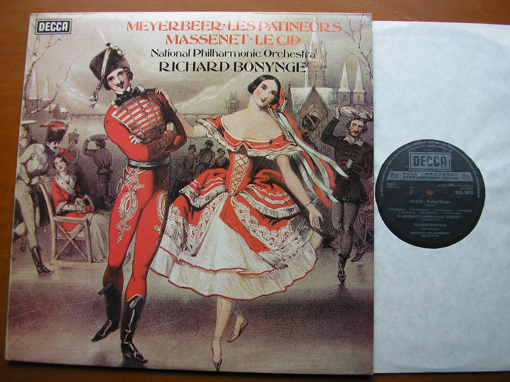 MEYERBEER: LES PATINEURS / MASSENET: LE CID      NATIONAL PHILHARMONIC / BONYNGE      SXL 6812