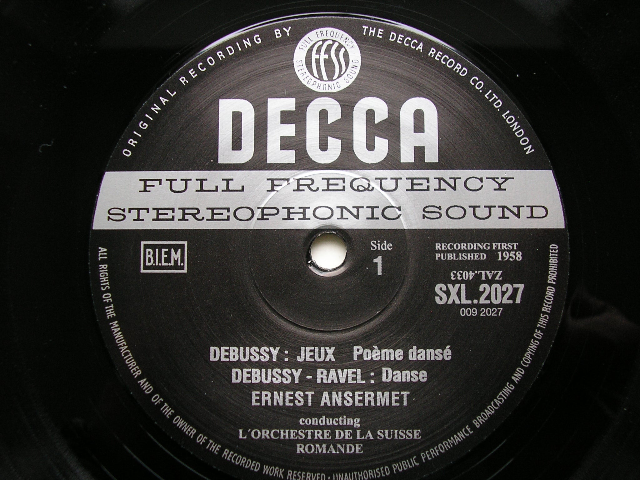 SXL 2027 DEBUSSY: JEUX / DUKAS: LA PERI / DEBUSSY - RAVEL: DANSE ANSERMET / SUISSE ROMANDE