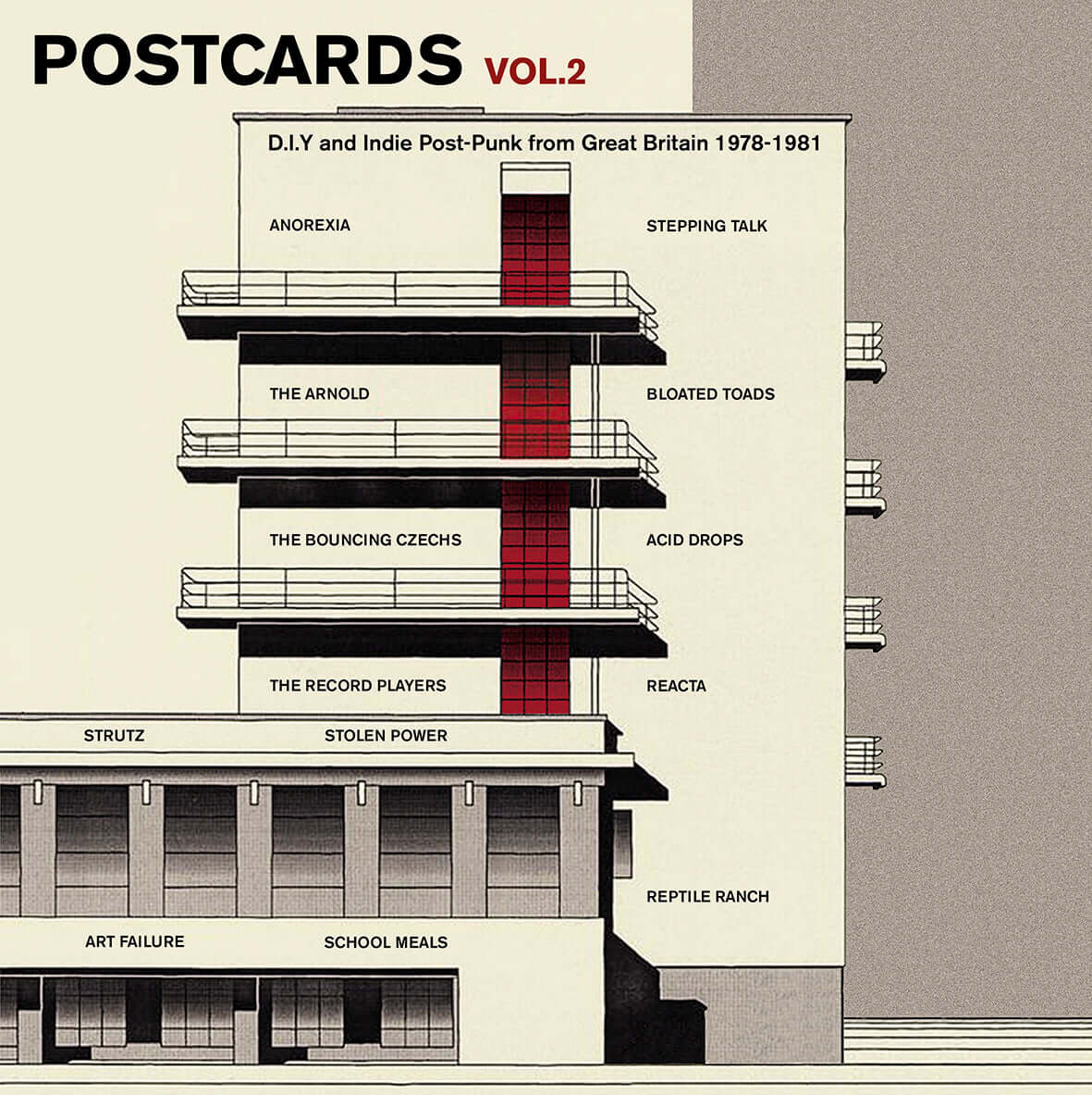 Various - Postcards Vol. 2: D.I.Y Indie Post Punk from USA and UK 1979-1981 (Vinyl)