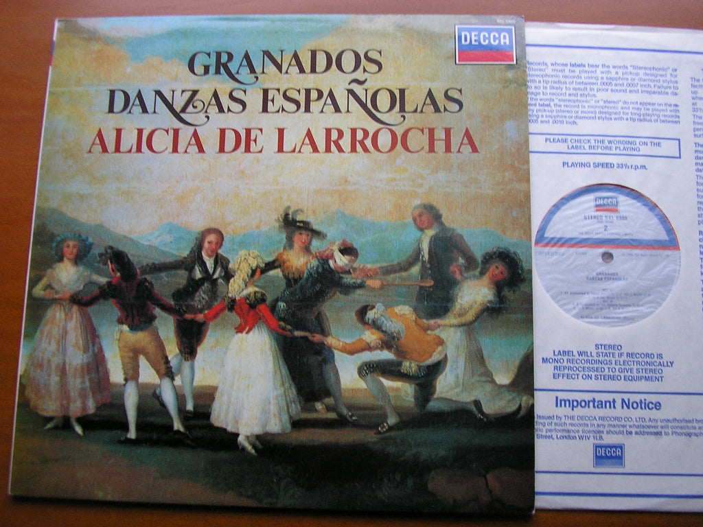 SXL 6980 GRANADOS: DANZAS ESPANOLAS ALICIA DE LARROCHA