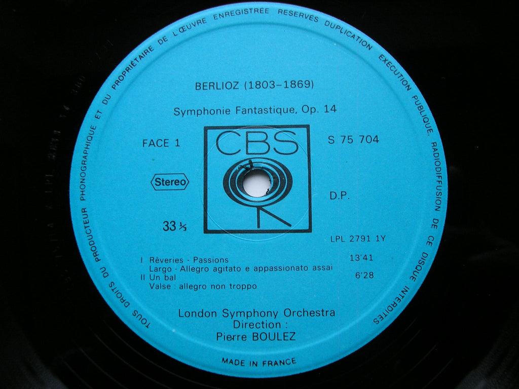 BERLIOZ: SYMPHONIE FANTASTIQUE     BOULEZ / LONDON SYMPHONY     75704