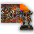 GWAR 'THE NEW DARK AGES' LP + BLOTHAR  THE BESERKER BOBBLEHEAD - SUNBOLT ORANGE