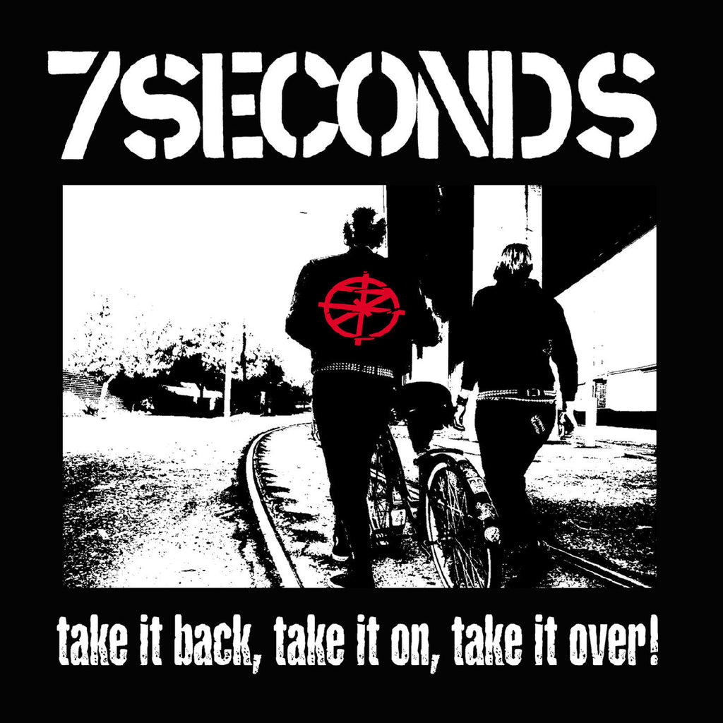 7SECONDS 'TAKE IT BACK, TAKE IT ON, TAKE IT OVER!' LP (White Vinyl)