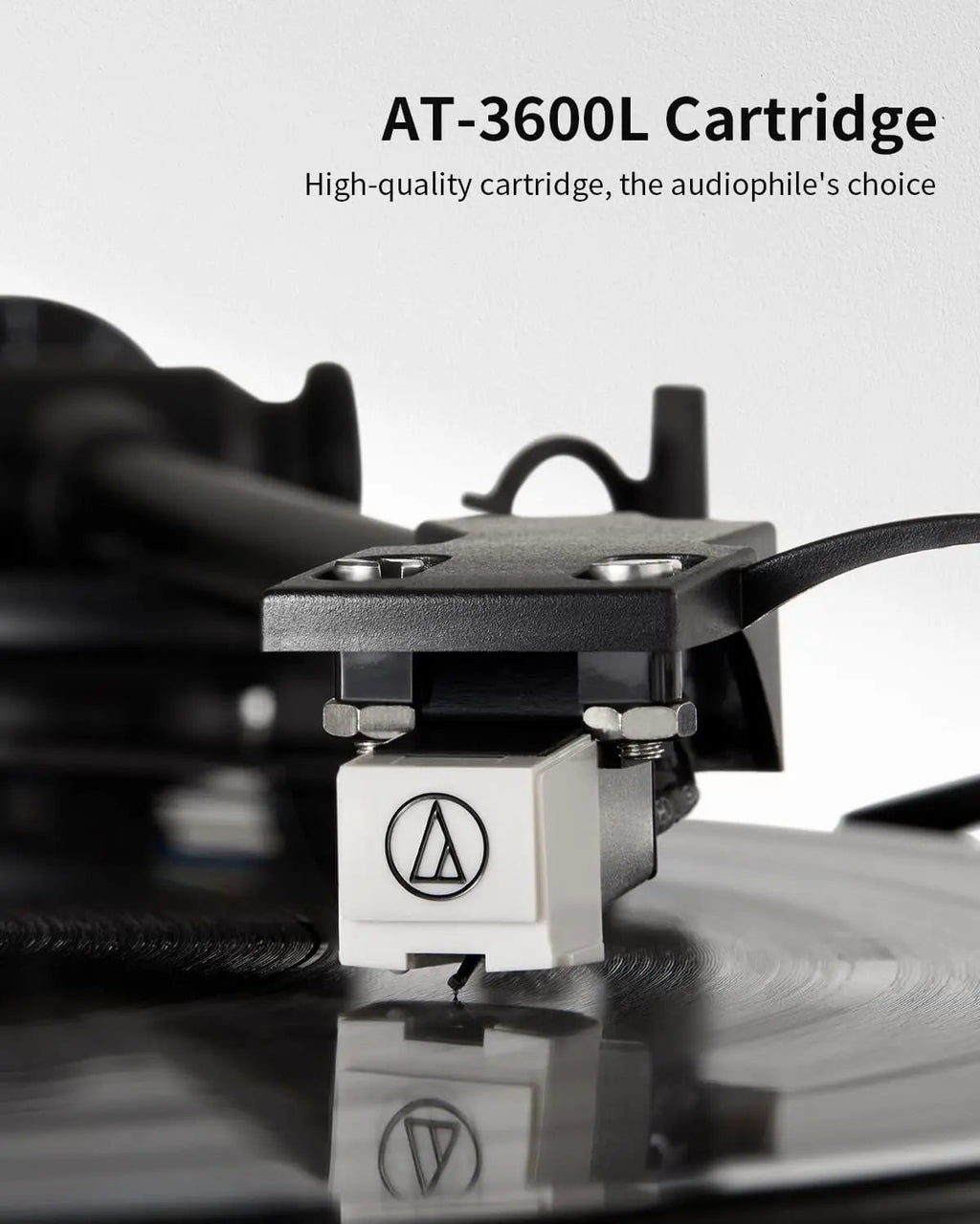 Angels Horn H002BT-BK Exceptional Quality Vintage Wooden Bluetooth Turntable Vinyl Player