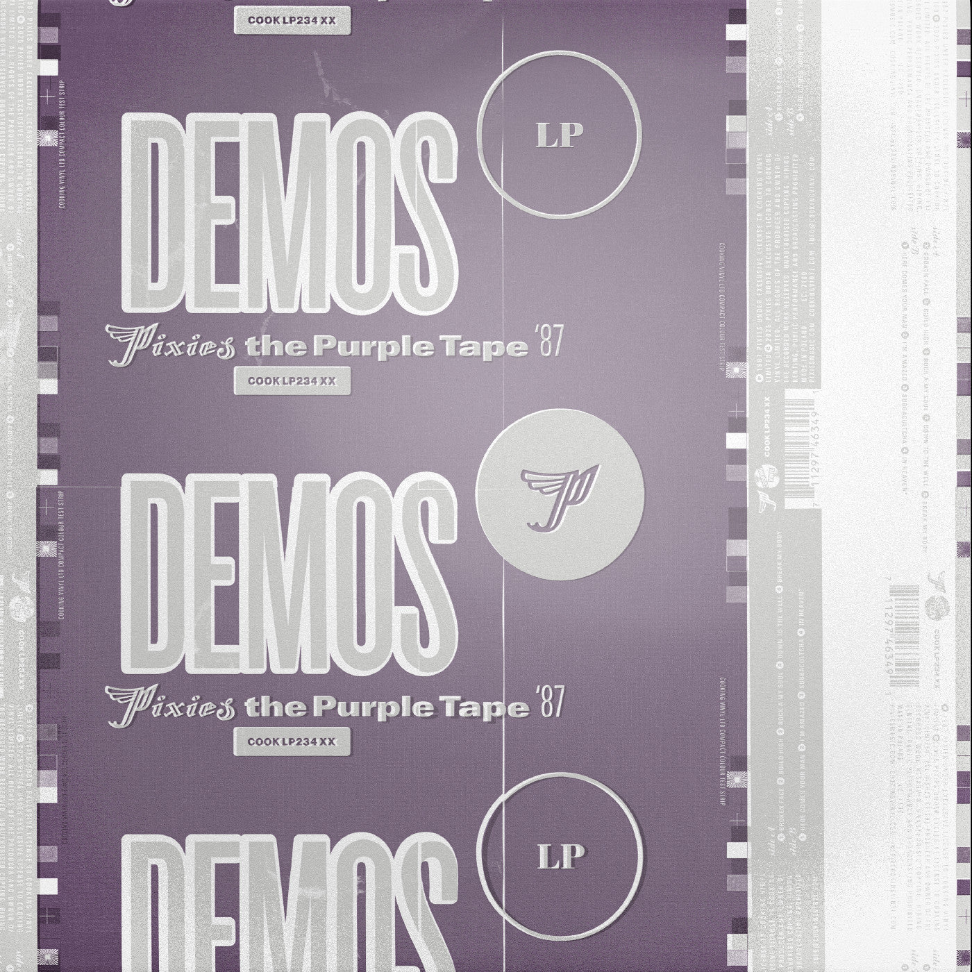 PIXIES 'DEMOS' LP (Purple & Black Color in Color Vinyl)