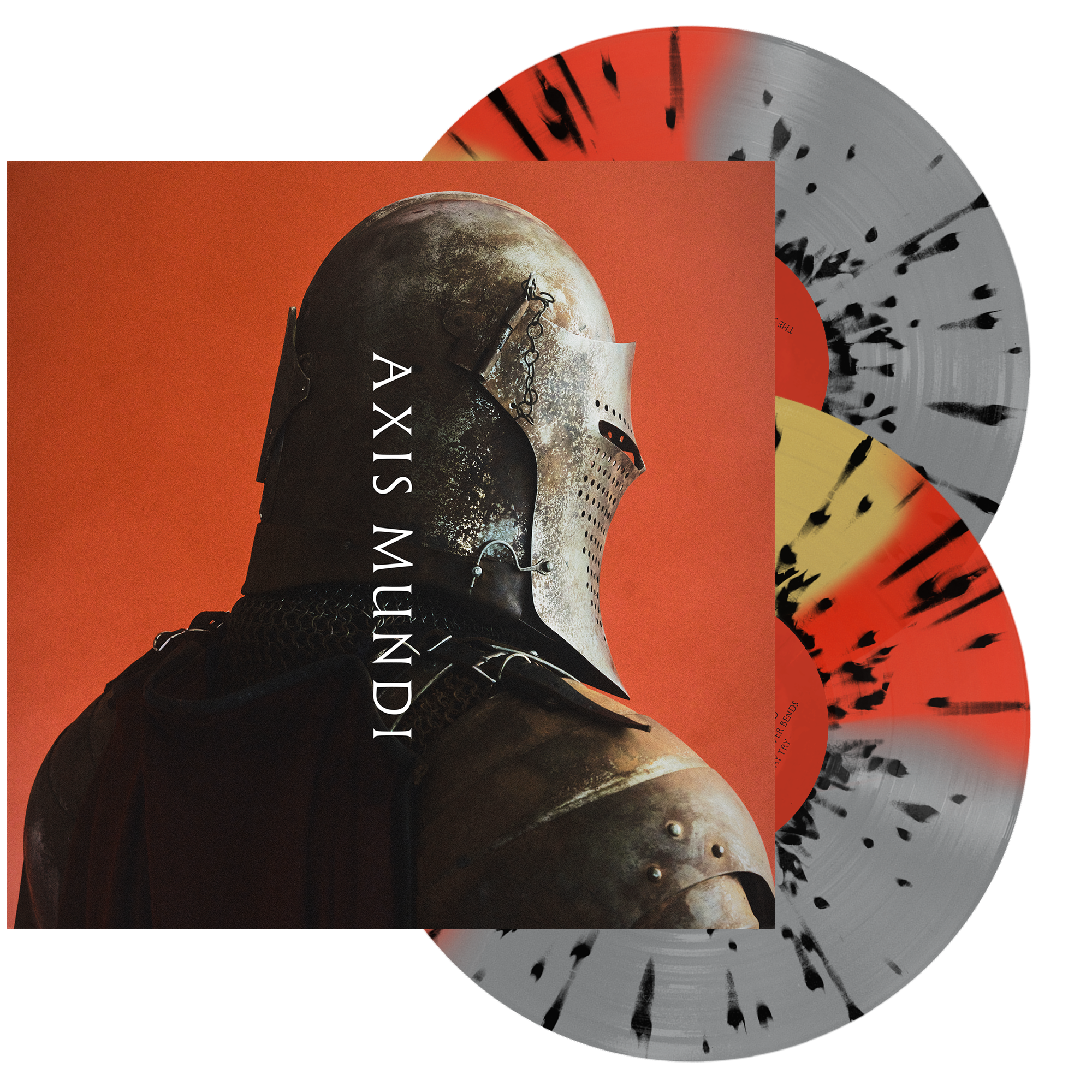 IMMINENCE 'AXIS MUNDI' 2LP (Exclusive – Limited to 300, Gold, Neon Orange, & Silver Striped w/ Black Splatter Vinyl)