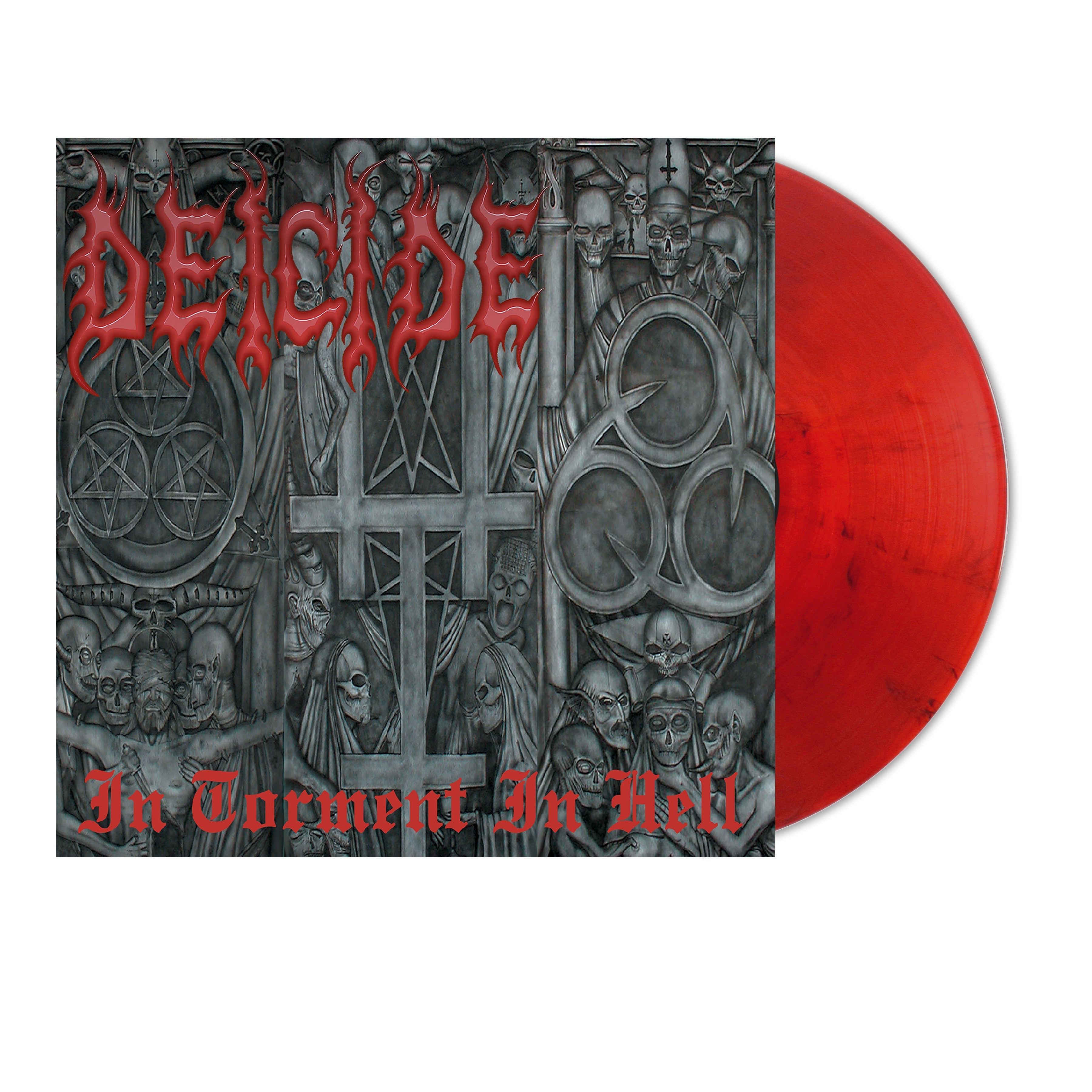 DEICIDE 'IN TORMENT IN HELL' LP (Red Smoke Vinyl)