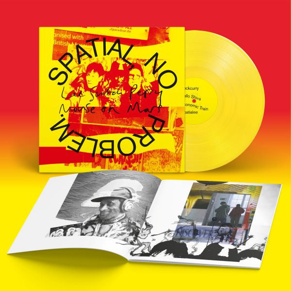 LEE "SCRATCH" PERRY & MOUSE ON MARS 'SPATIAL, NO PROBLEM.' LP (Yellow Vinyl)