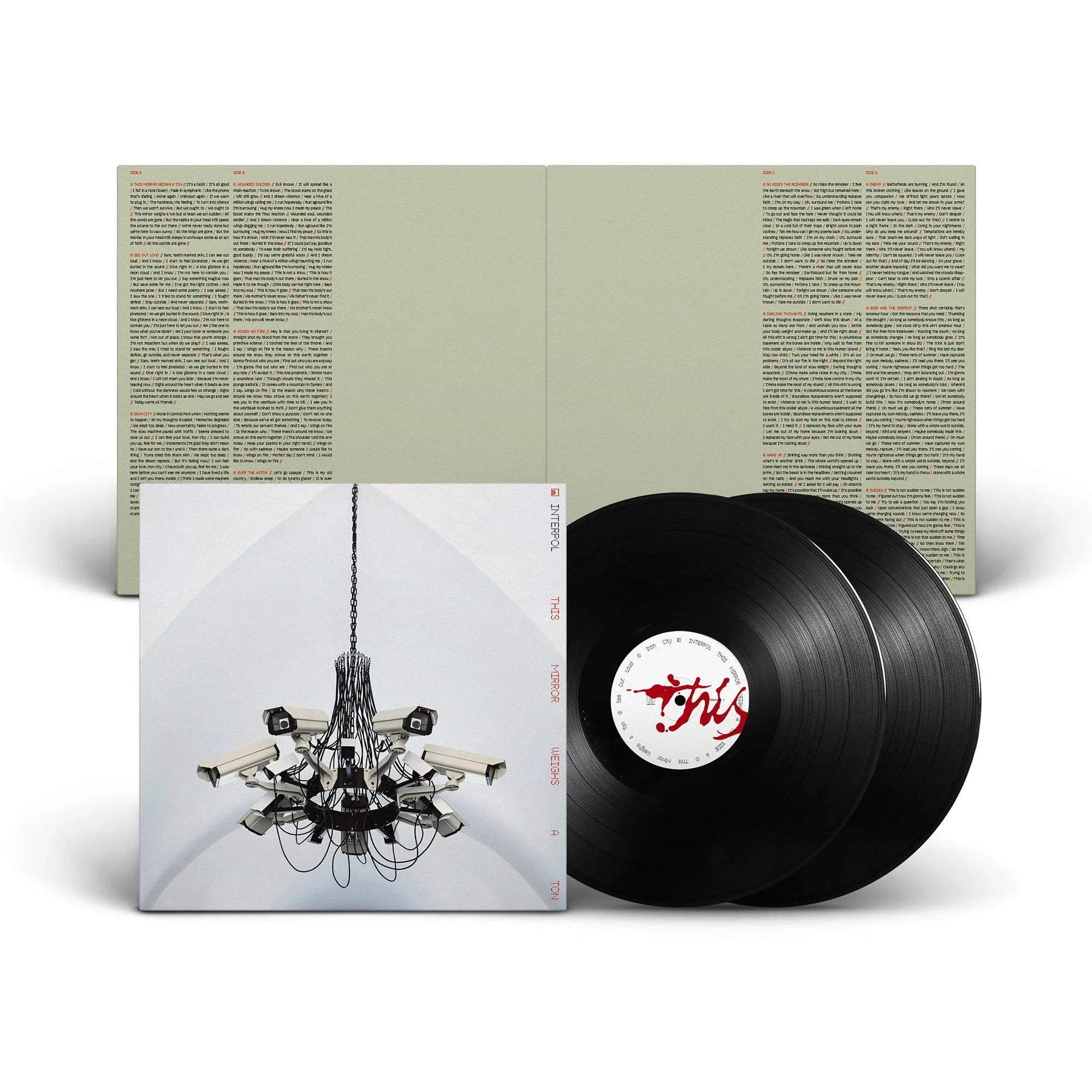 INTERPOL 'THE MIRROR WEIGHS A TON' 2LP