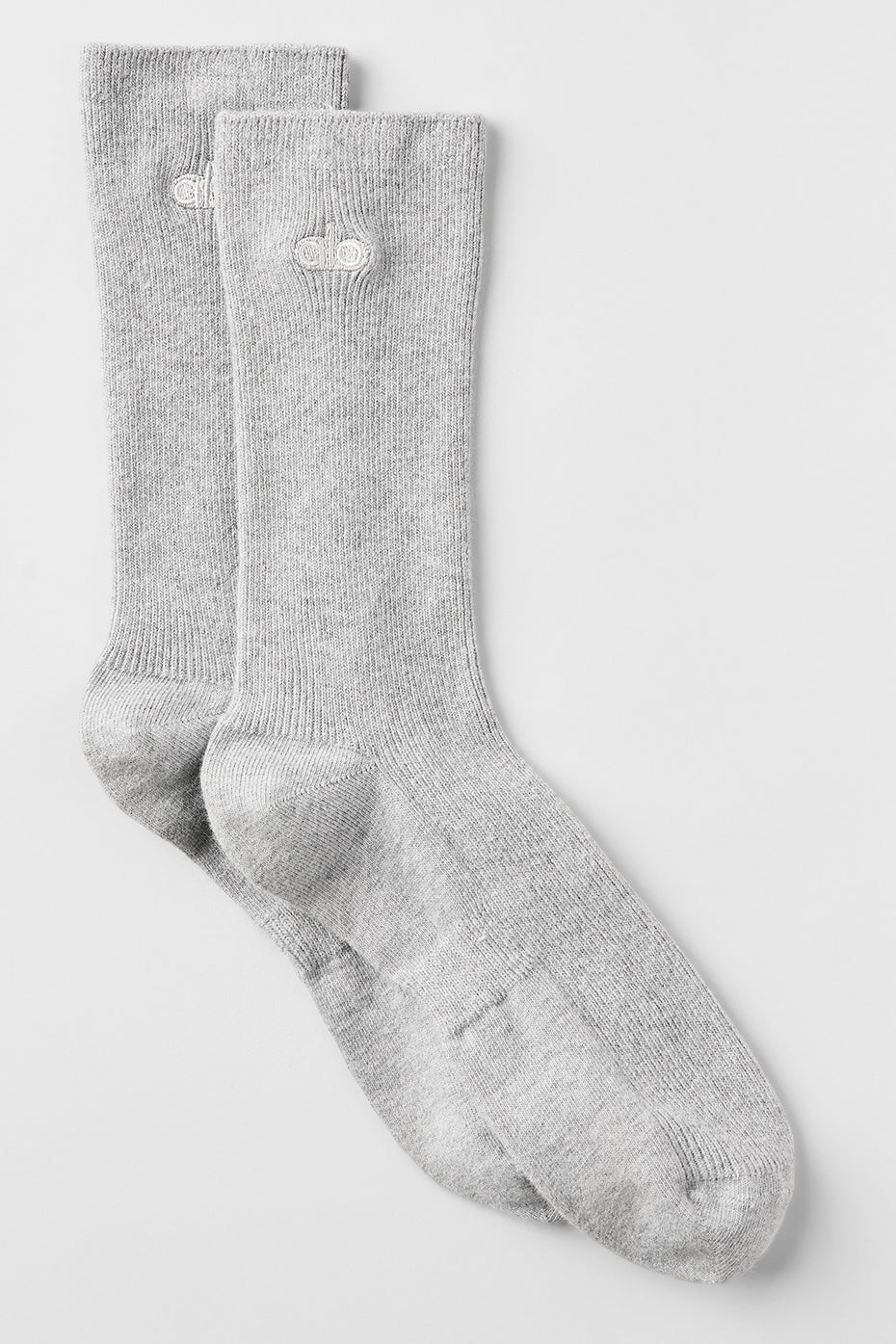 Unisex Half-Crew Understated Sock - Athletic Heather Grey