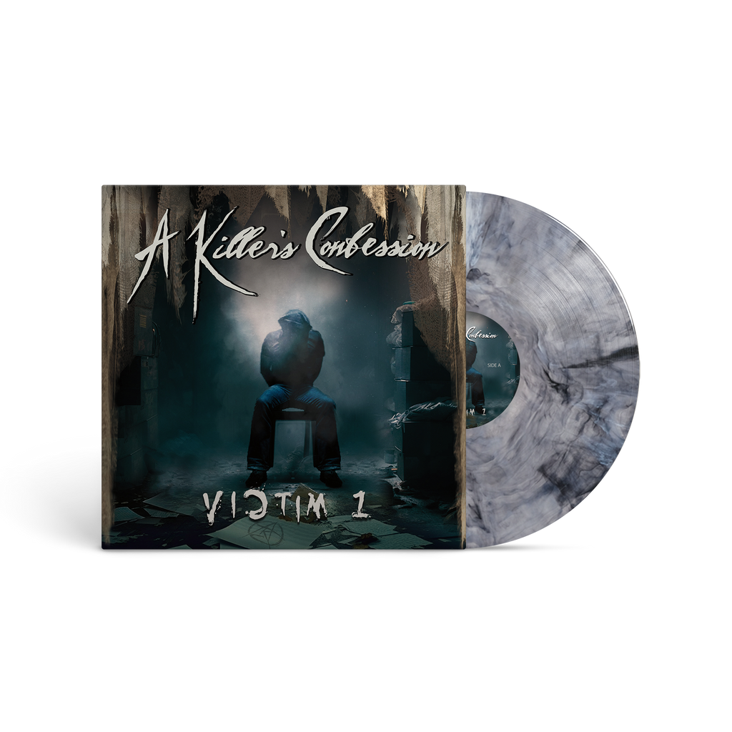 A KILLER'S CONFESSION 'VICTIM 1' LP (Bleach Mix Translucent Vinyl)