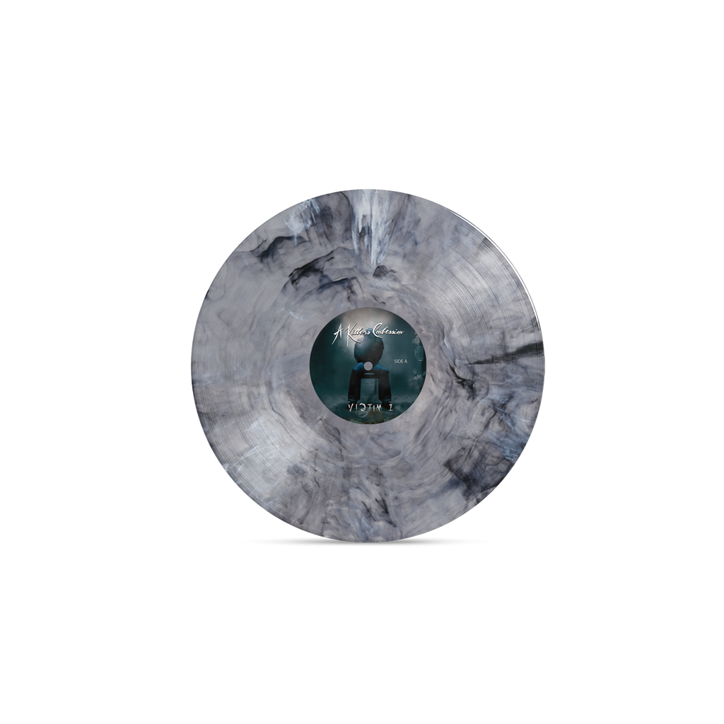 A KILLER'S CONFESSION 'VICTIM 1' LP (Bleach Mix Translucent Vinyl)