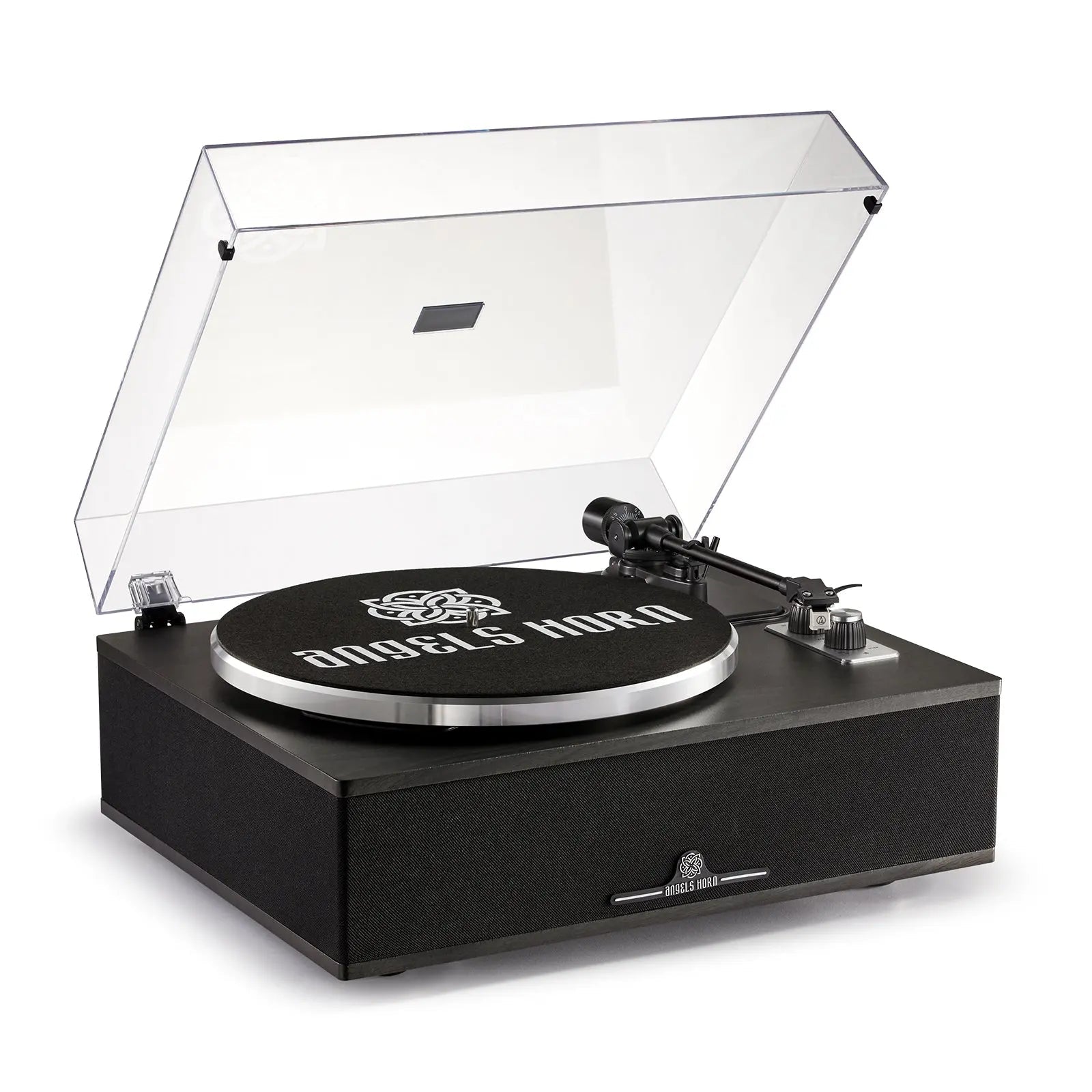 Angels Horn H019 Hi-Fi Bluetooth Turntable with Built-in Speakers vintage record player