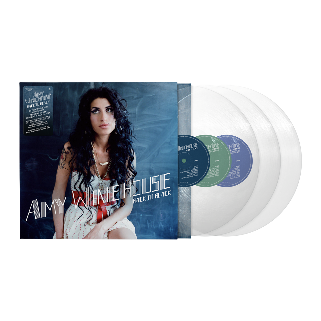 AMY WINEHOUSE 'BACK TO BLACK' 20TH ANNIVERSARY 3LP (Ultra Clear Vinyl)
