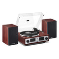 Angels Horn AH6 Hi-Fi Turntable System ¨C Premium Vinyl Record Player with Bookshelf Speakers
