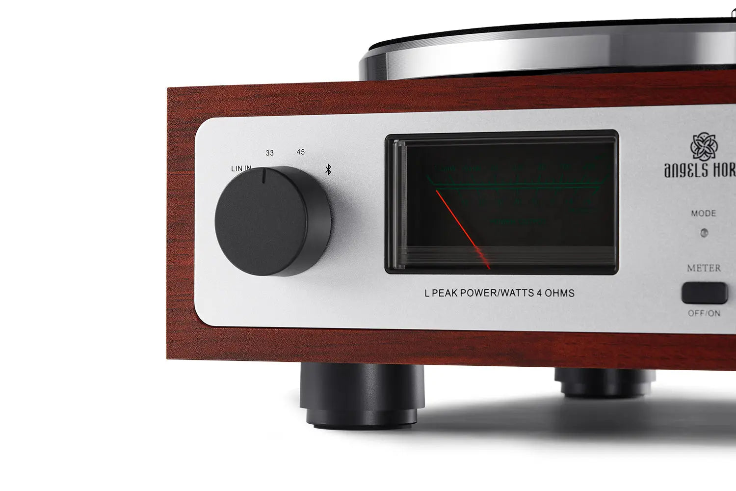 Angels Horn AH6 Hi-Fi Turntable System ¨C Premium Vinyl Record Player with Bookshelf Speakers