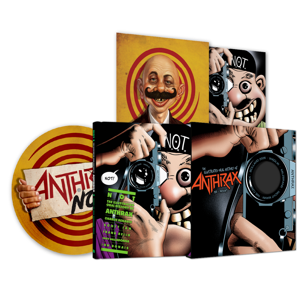 NOT: THE ILLUSTRATED ORAL HISTORY OF ANTHRAX + PICTURE DISC VINYL LP (DELUXE EDITION)