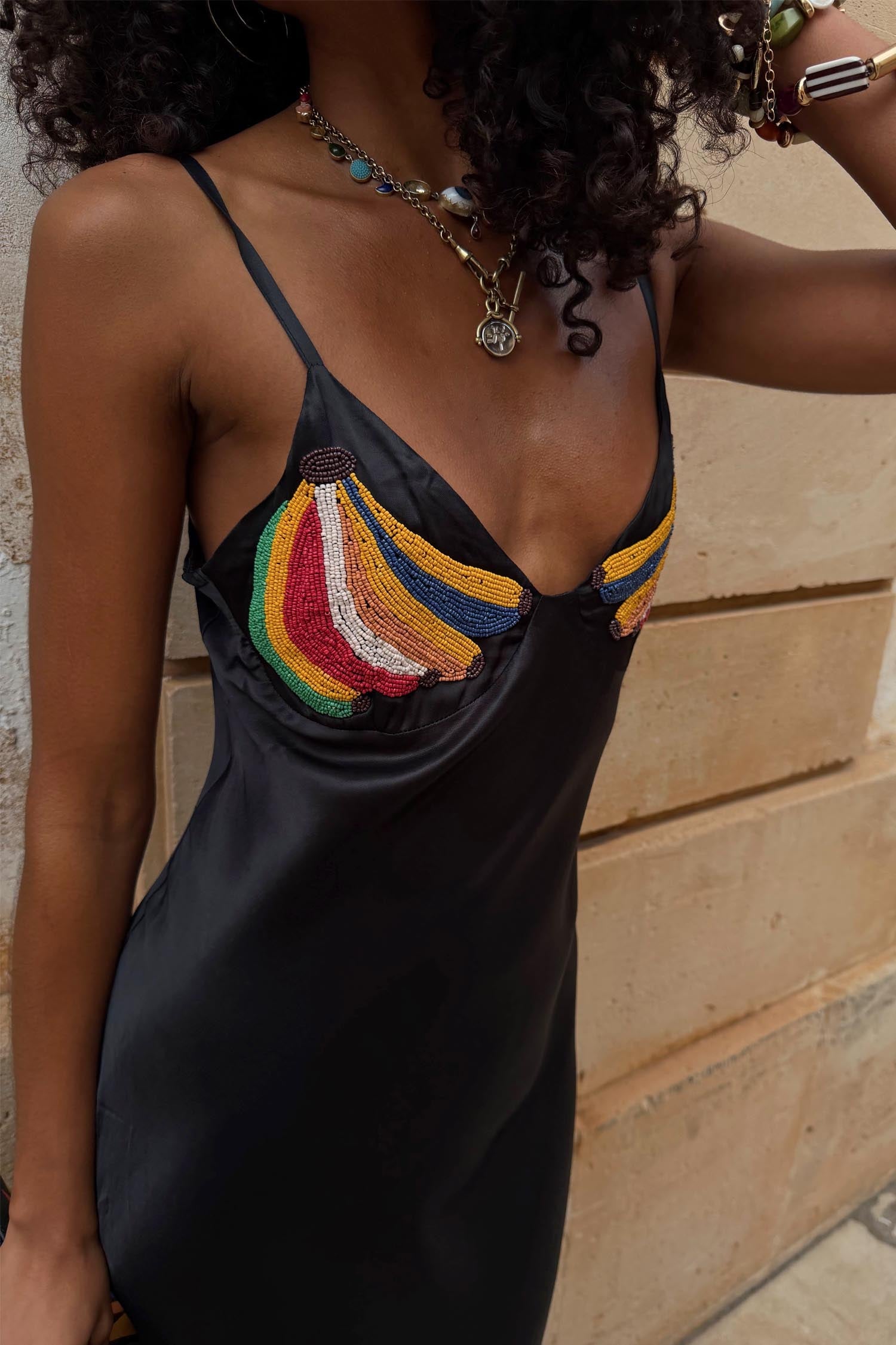 Banana Slip Dress