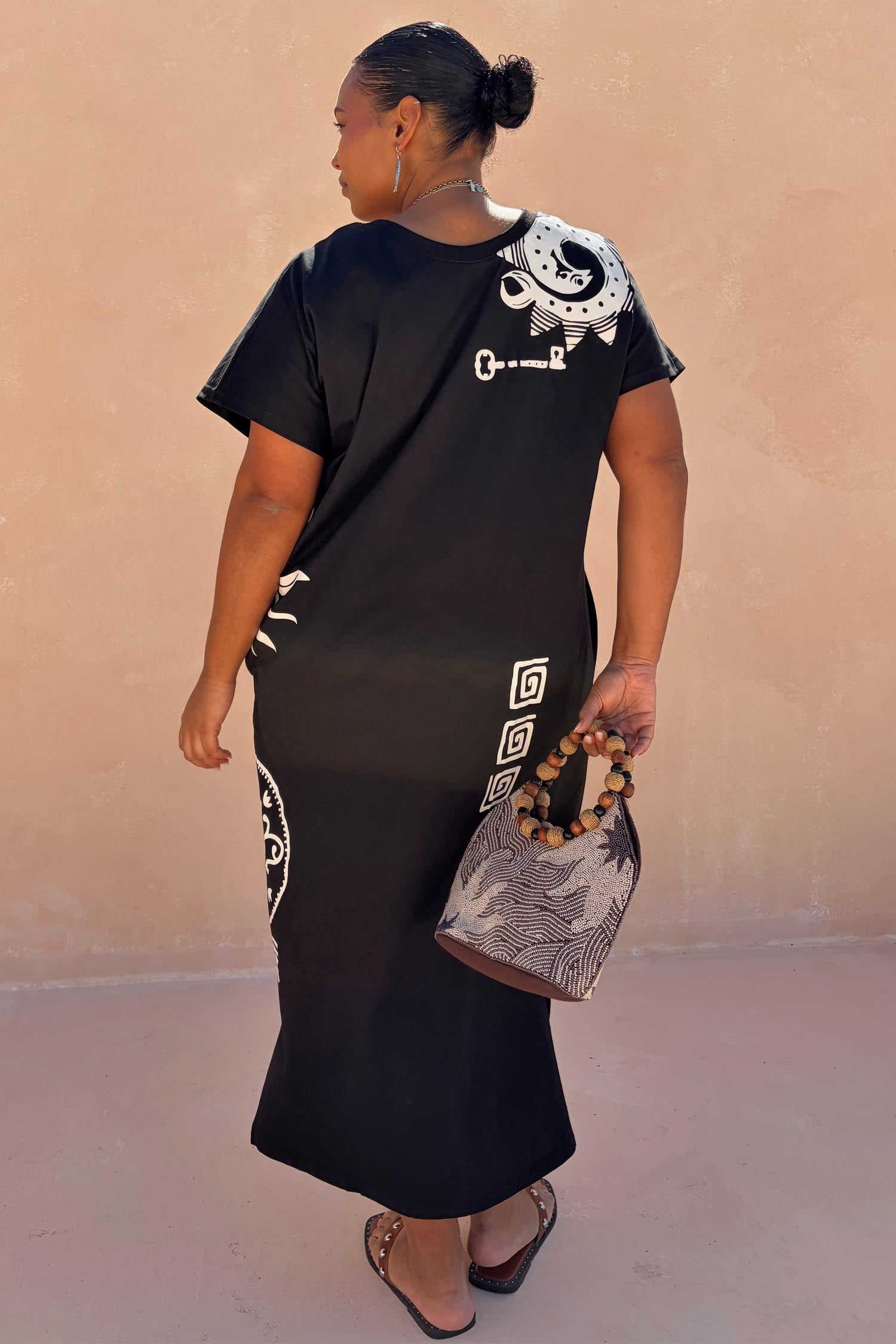 Black Dolce Vita T-Shirt Dress